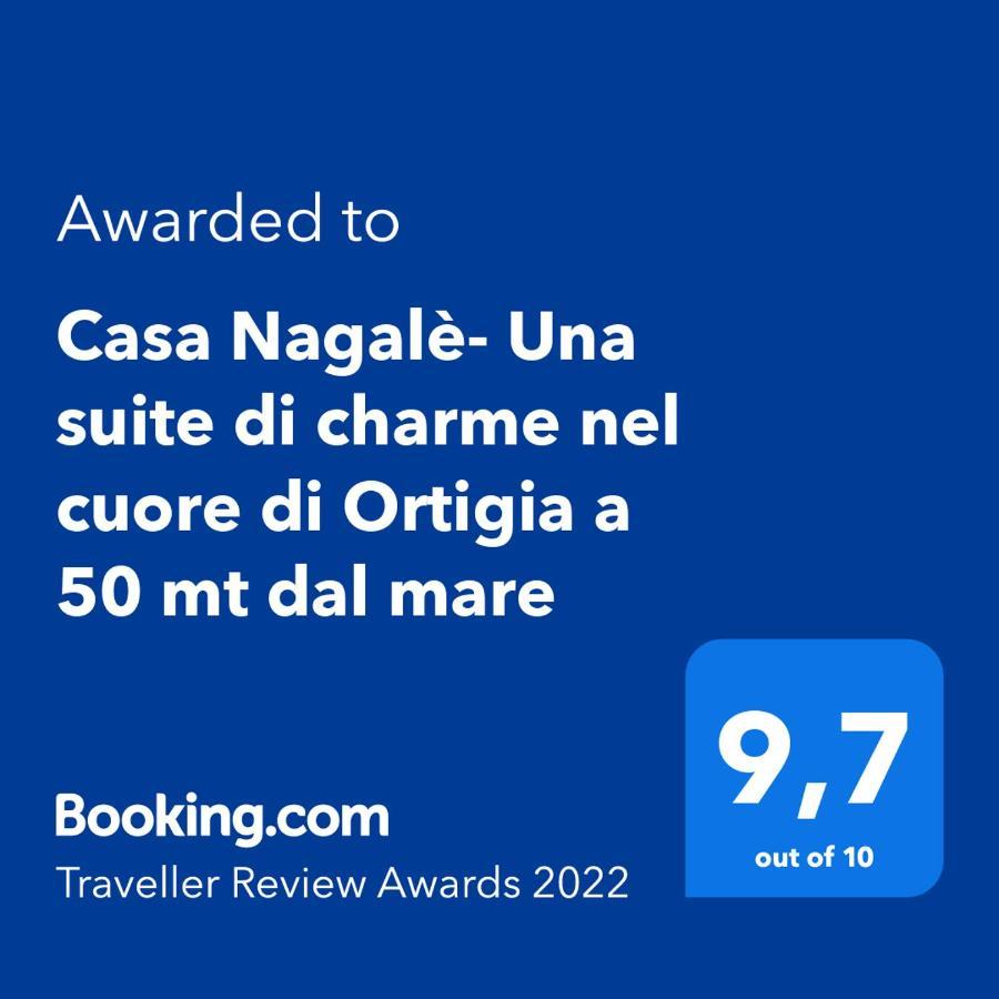 Casa Nagale- Una Suite Di Charme Nel Cuore Di Ortigia A 50 Mt Dal Mare Syracuse Luaran gambar